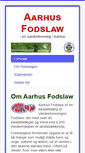 Mobile Screenshot of aarhusfodslaw.dk