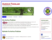 Tablet Screenshot of aarhusfodslaw.dk